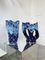 Blue Vallauris Fatlava Vases, 1960s, Set of 2 52