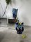 Blue Vallauris Fatlava Vases, 1960s, Set of 2 9