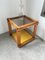 Bedside Cube Side Table in Pine by DLG Regain from Maison Regain, 1980s 11