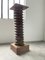 Walnut Press Screw Pedestal Column, 1890s 26
