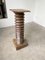 Walnut Press Screw Pedestal Column, 1890s 25