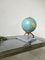Leuchtender Terrestrial Globe Tarride, Adrien Audoux & Frida Minet zugeschrieben, 1950er 13