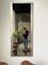 Espejo de acero inoxidable cepillado de François Monnet and Joelle Ferlande, años 70, Imagen 5