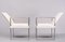 Butacas reclinables de cuero blanco de Bert Plantegie, 1999. Juego de 2, Imagen 2