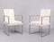 Butacas reclinables de cuero blanco de Bert Plantegie, 1999. Juego de 2, Imagen 1