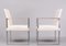 Butacas reclinables de cuero blanco de Bert Plantegie, 1999. Juego de 2, Imagen 8