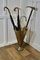Brass Umbrella-Shaped Umbrella Stand, 1920s 3