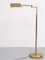 Brass Adjustable Swing Arm Floor Lamp, 1975, Image 9