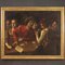 Artiste Italien, Joueurs de Cartes, 1650, Huile sur Toile, Encadrée 1