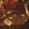 Artiste Italien, Joueurs de Cartes, 1650, Huile sur Toile, Encadrée 7