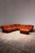 Airborne Sectional Sofa with Ottoman, 1970, Set of 6 2