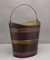 Antique Oval Brass Bound Bucket, 1820 3
