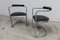 Armchairs in Chrome Tubular and Skai, 1970, Set of 2, Image 20