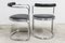 Armchairs in Chrome Tubular and Skai, 1970, Set of 2, Image 9
