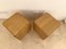Italian Wood Cube Stool by Derk Jan De Vries for Maisa Di Seveso, 1970s 9
