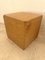 Italian Wood Cube Stool by Derk Jan De Vries for Maisa Di Seveso, 1970s 2