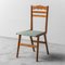 Stühle aus Holz & Grünem Samt, 1960er, 6 . Set 3