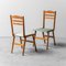 Stühle aus Holz & Grünem Samt, 1960er, 6 . Set 4