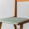 Stühle aus Holz & Grünem Samt, 1960er, 6 . Set 5