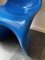 Silla de plástico azul de Verner Panton para Vitra, años 90, Imagen 9