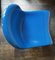 Blue Plastic Chair by Verner Panton for Vitra, 1990s, Image 2