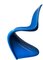 Silla de plástico azul de Verner Panton para Vitra, años 90, Imagen 6
