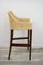 Bar Stool in Wooden and Rattan, France 11