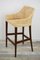 Bar Stool in Wooden and Rattan, France 4