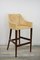 Bar Stool in Wooden and Rattan, France 1