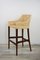 Bar Stool in Wooden and Rattan, France, Image 5