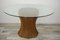 Round Rattan Round Dining Table, Italy, 1970s 3