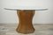 Round Rattan Round Dining Table, Italy, 1970s 2
