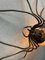 Mid-Century Modern Italian Metal and Glass Spider Wall Lamp, 1950s, Image 26
