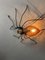 Mid-Century Modern Italian Metal and Glass Spider Wall Lamp, 1950s 16
