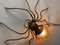 Mid-Century Modern Italian Metal and Glass Spider Wall Lamp, 1950s 19