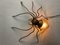 Lámpara de pared Spider italiana Mid-Century moderna de metal y vidrio, años 50, Imagen 13