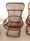 Italian Armchairs in Bamboo, 1970s, Set of 4, Image 14