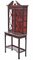 19th Century Antique Chinoiserie Pier Display Cabinet in Mahogany from Edwards & Roberts, 1890s, Image 1