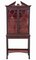 19th Century Antique Chinoiserie Pier Display Cabinet in Mahogany from Edwards & Roberts, 1890s, Image 4