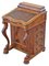 Victorian Burr Walnut Davenport Desk, 1870s, Image 3