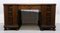 20th Century Oak Desk with Grapes and Vine Leaves Carvings & Sliding Shelves 2