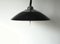 Postmodern Ceiling Lamp in Silver and Black from Massive Belgium, 1980s 1