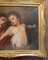 Baroque Style Christ Child and Angel, 1800s, Oil on Canvas, Framed 9