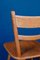Skandinavische Vintage Stühle aus hellem Holz, 1960er, 18 . Set 12