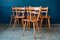 Skandinavische Vintage Stühle aus hellem Holz, 1960er, 18 . Set 15