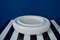 Tazas de cerámica blanca, Italia, años 80. Juego de 2, Imagen 4