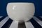 Tazas de cerámica blanca, Italia, años 80. Juego de 2, Imagen 11