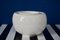 White Ceramic Cups, Italy, 1980s, Set of 2 12