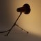 Vintage French Red Diabolo Cocotte Table or Wall Lamp with Tripod Base, 1950s, Image 7