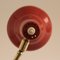 Lampada da tavolo o da parete Diabolo Cocotte vintage rossa con base a treppiede, Francia, anni '50, Immagine 10